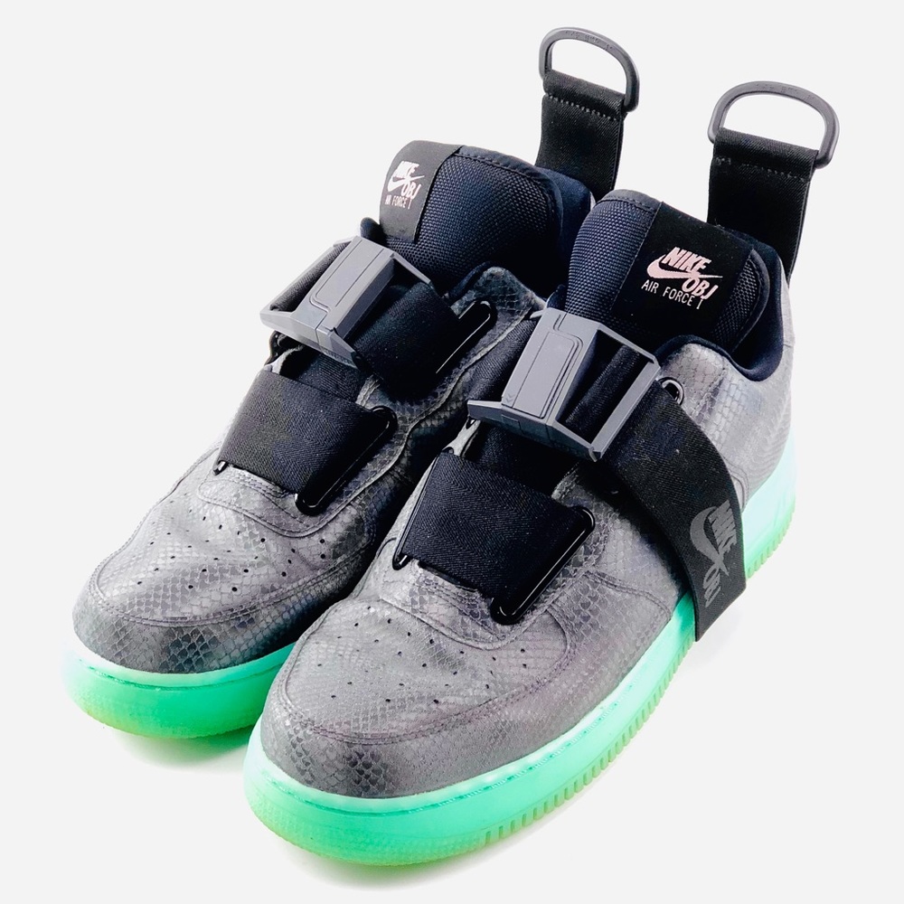 OBJ Nike Air Force 1 utility low grey green sz10